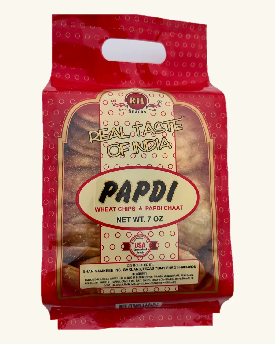 RTI Papdi bag, wheat chips for papdi chaat, 7 oz
